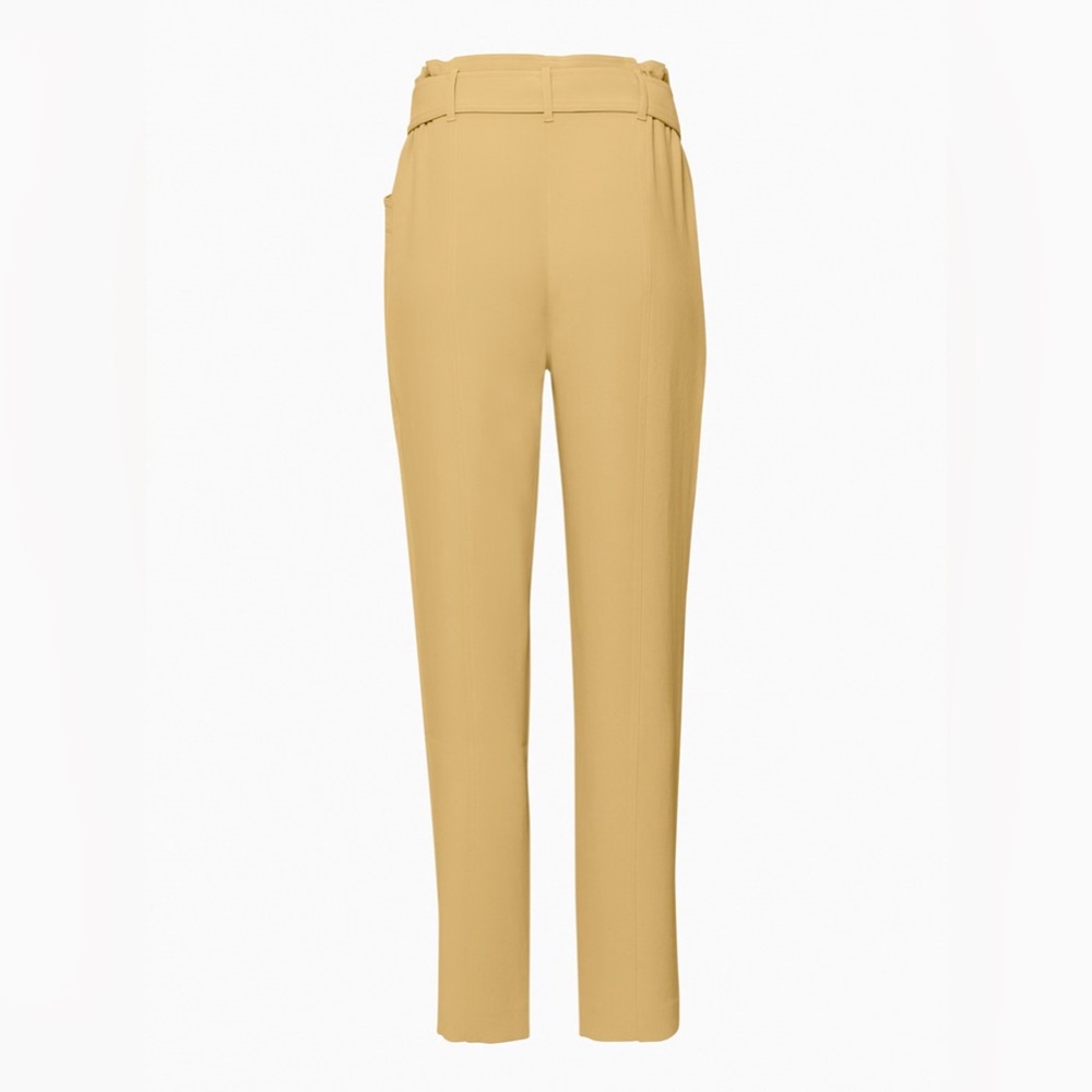 Aritzia Wilfred Bowtie Pant Size 0 NEW NWT Sandy Beige - Picture 3 of 16